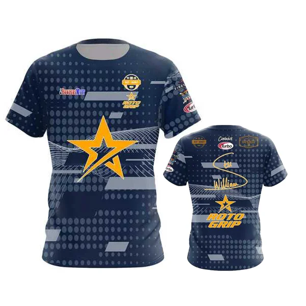 

Летняя мужская спортивная футболка Roto Grip Stu Williams Texas CoolWick для боулинга с 3D принтом, свободная повседневная мото футболка с короткими рукавами