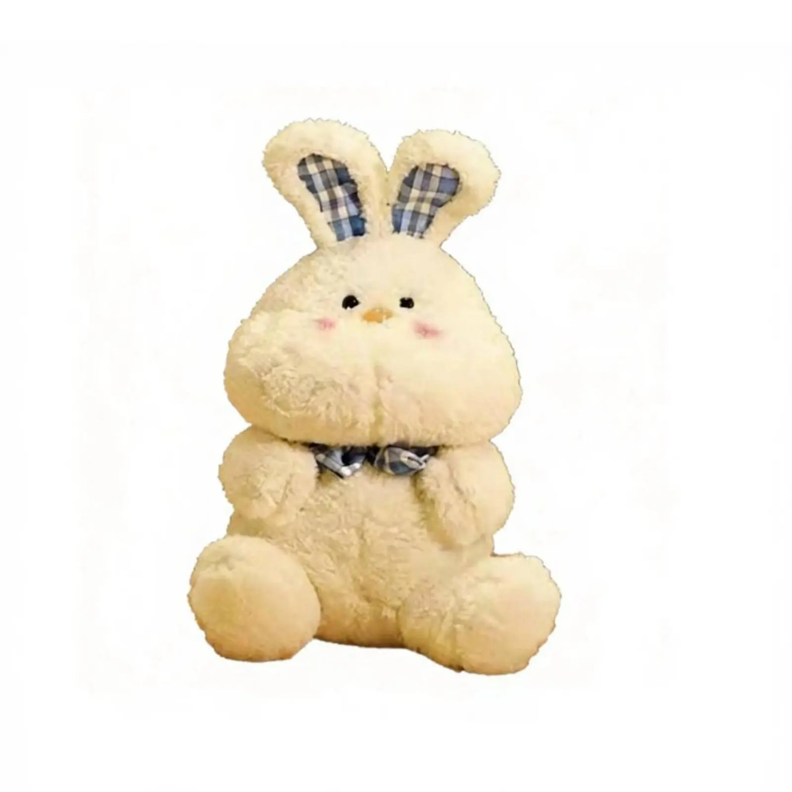 Peluche Lapin à Carreaux, Adorable Poupée Lapin, Doux Polaire d'Agneau, Cadeau, Décoration Maison, Machine à Griffes, Modèle Aléatoire