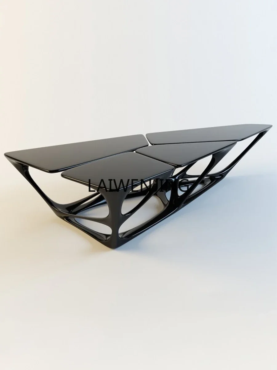 MJY FRP special-shaped hollow coffee table tree root tea table triangular polygon