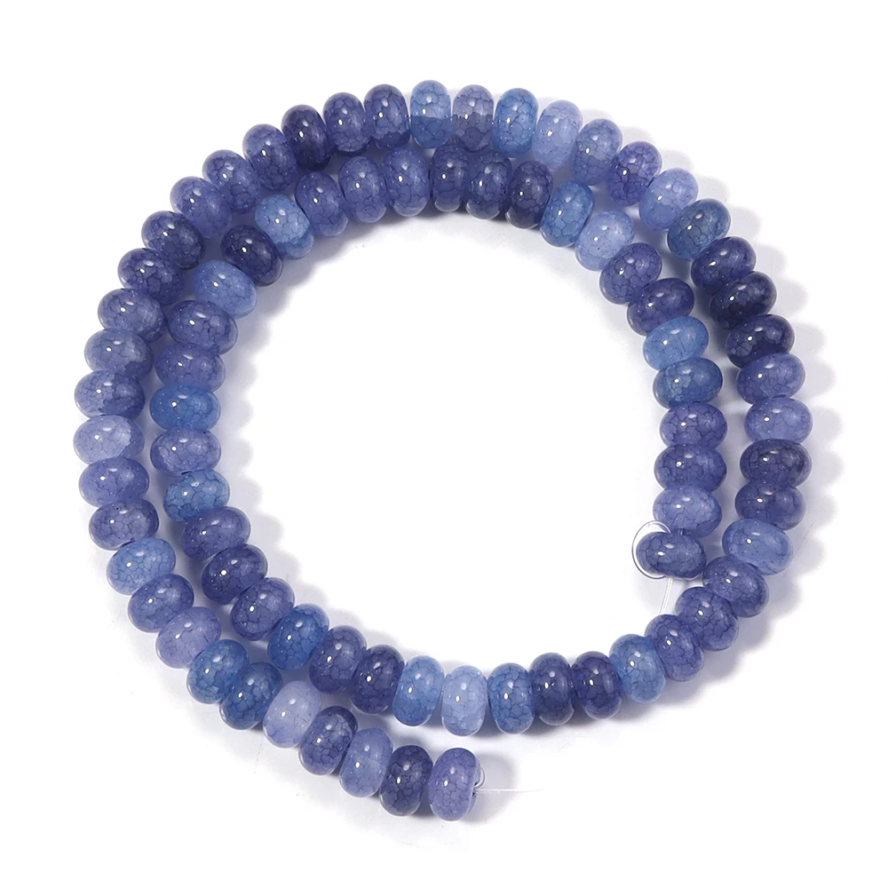 5x8mm Natuurlijke Abacus Rondelle Wielkraaltjes Glas Platte Ronde DIY Charms Armbanden Losse Kraaltjes Voor Sieradenmaken Benodigdheden