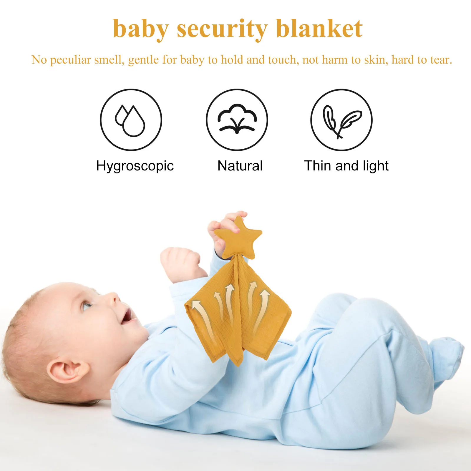 2 قطعة بطانيات أمان الطفل القمر نجوم تصميم لينة الراحة تكبب البطانيات سرير طقم سرير آمنة الجلد ودية #1