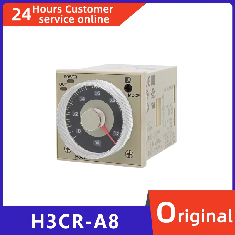 

New original H3CR-A8 H3CR-A H3CR-A8E H3CR-H8L H3CR-A8E time relay 24VDC.