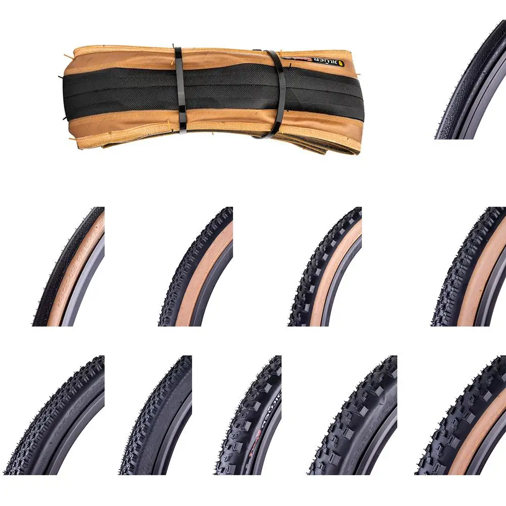 

Bike Tire Folding Bead Replacement Tire High Performance 60 TPI Puncture Resistant Outer Tires Repair Parts