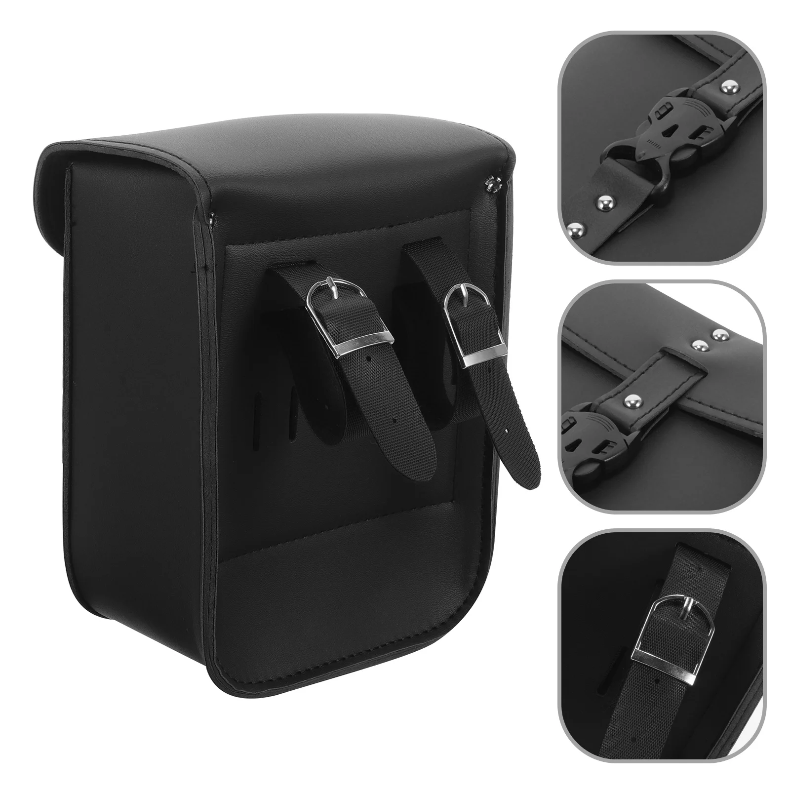 

Ретро-сумка на боковую раму мотоцикла, вместительная, из синтетических материалов, органайзер, сумка для инструментов, мотоциклетная сумка для хранения, седельная сумка