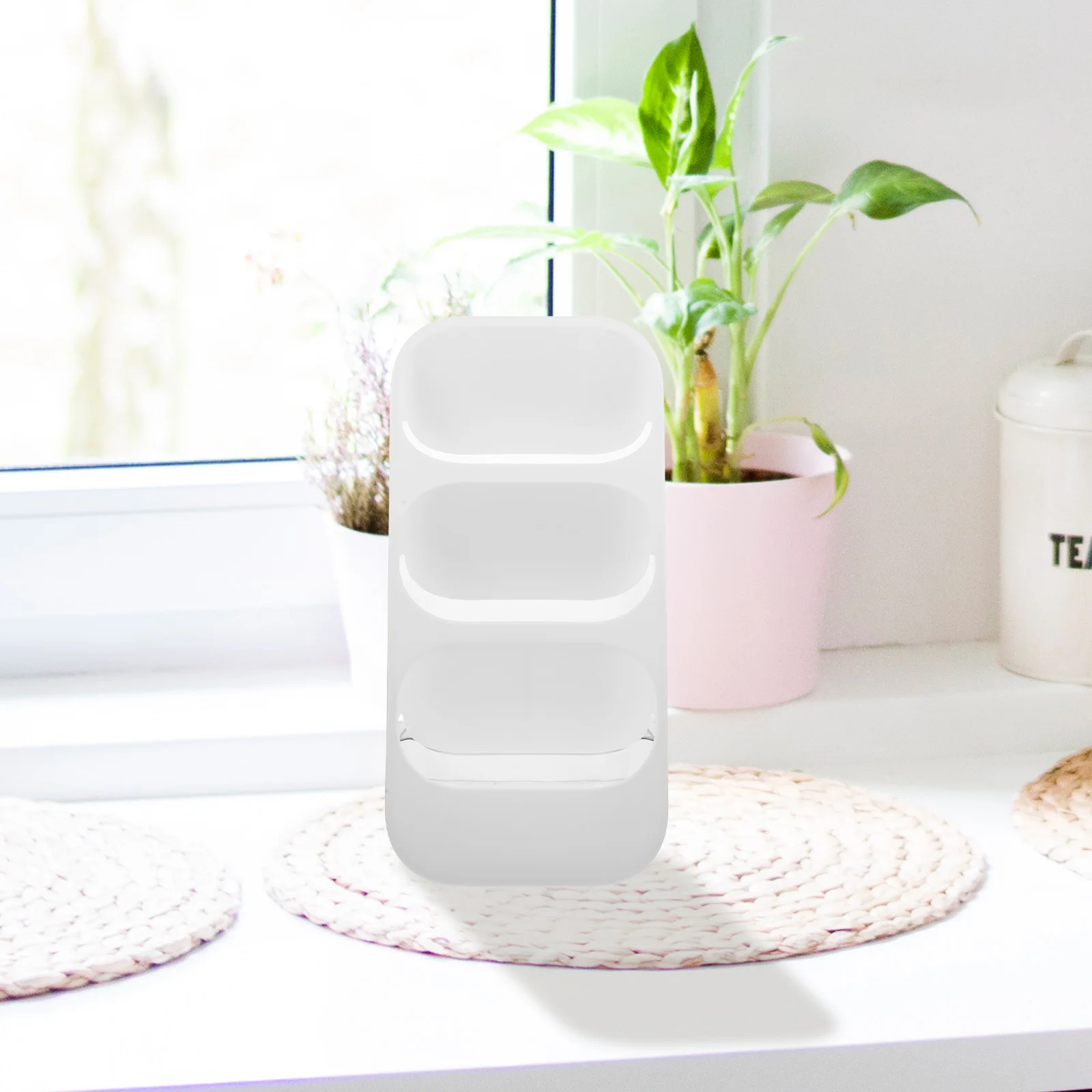 

Multi Functional Utensil Holder Insertion Design Drainage Rack Cutlery Storage Kitchen Decor