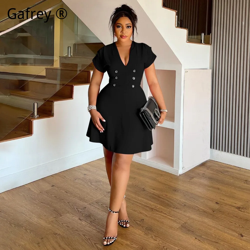 

Новое элегантное женское платье макси XL-5XL, однотонное, больших размеров, в африканском стиле, для повседневной носки, вечеринок, торжественных мероприятий.