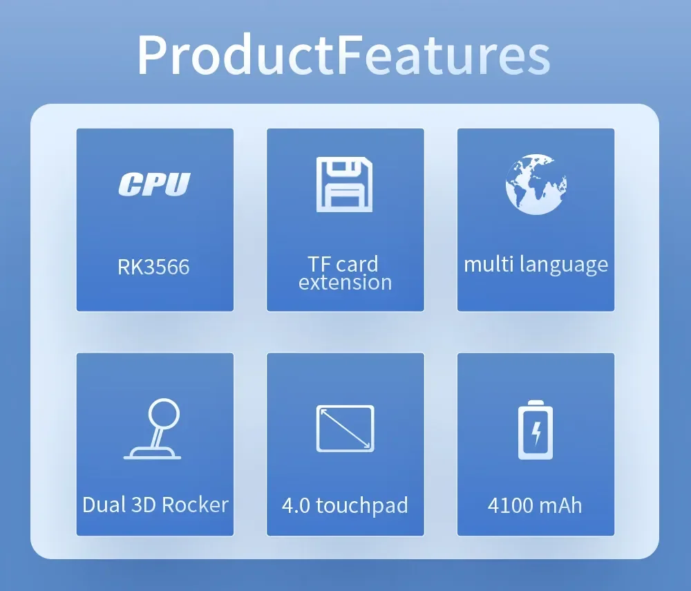 POWKIDDY RGB30 Draagbare Handheld Game Console 4 Inch HD IPS Scherm Ingebouwde Wifi 512GPSP Dubbele Joystick Gaming Console Geschenken