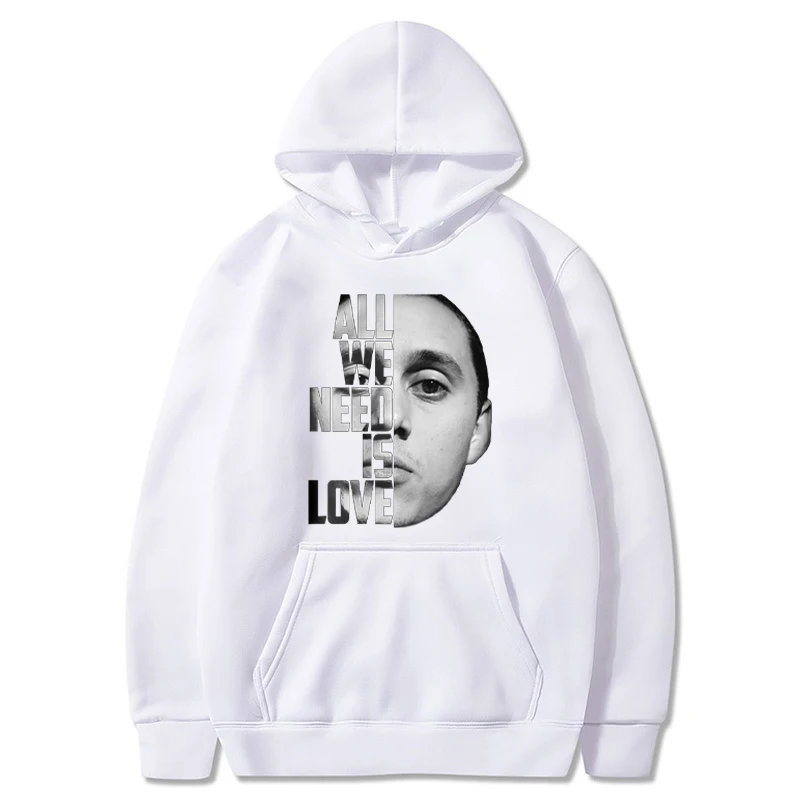 Fashion Canserbero Hoodies Men Rapper Graphic Printed Sweatshirts Women Casual Harajuku Streetwear Tracksuit Hooded Pullover