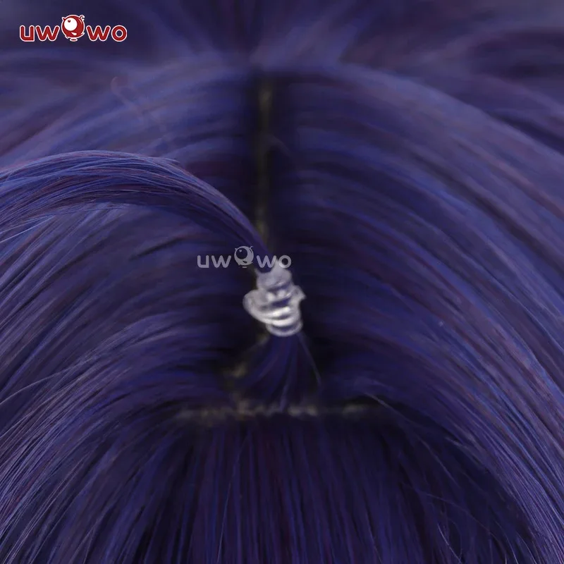 

CyUWOWO Honkai Star Rail Acheron Cosplay Wig Long hair Blue purple 75CM Wig