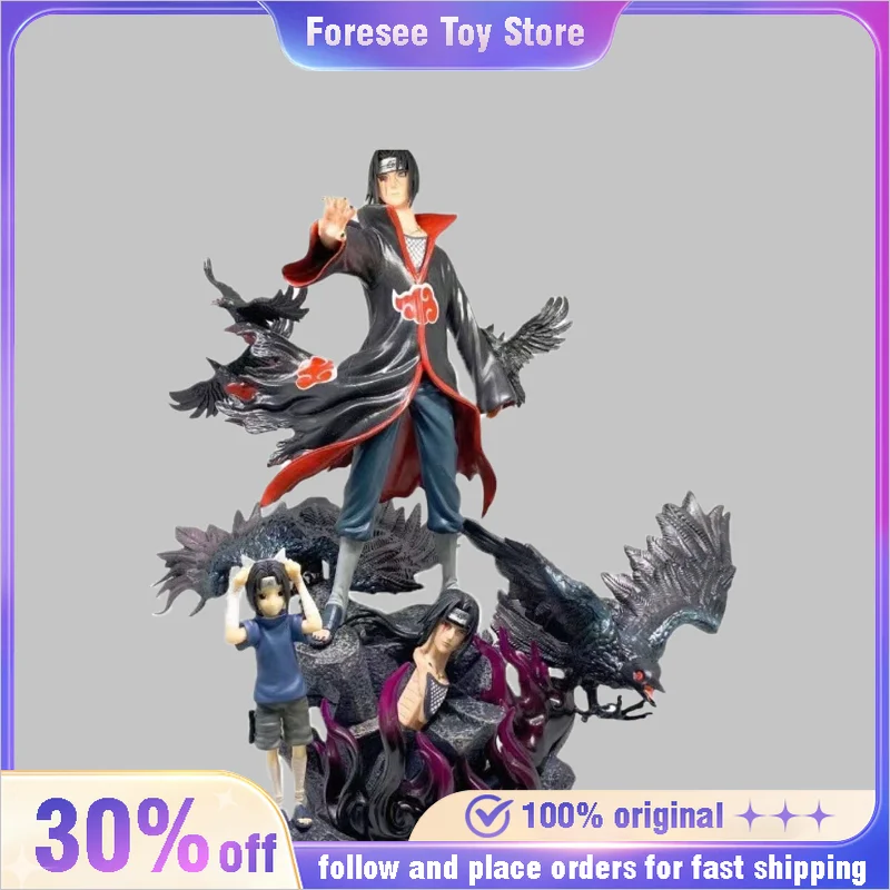 

In Stock 38cm Anime Naruto Uchiha Itachi Action Figure PVC Toy Desk Decor Statue Model Ornaments for Kids Birthday Gifts Toy