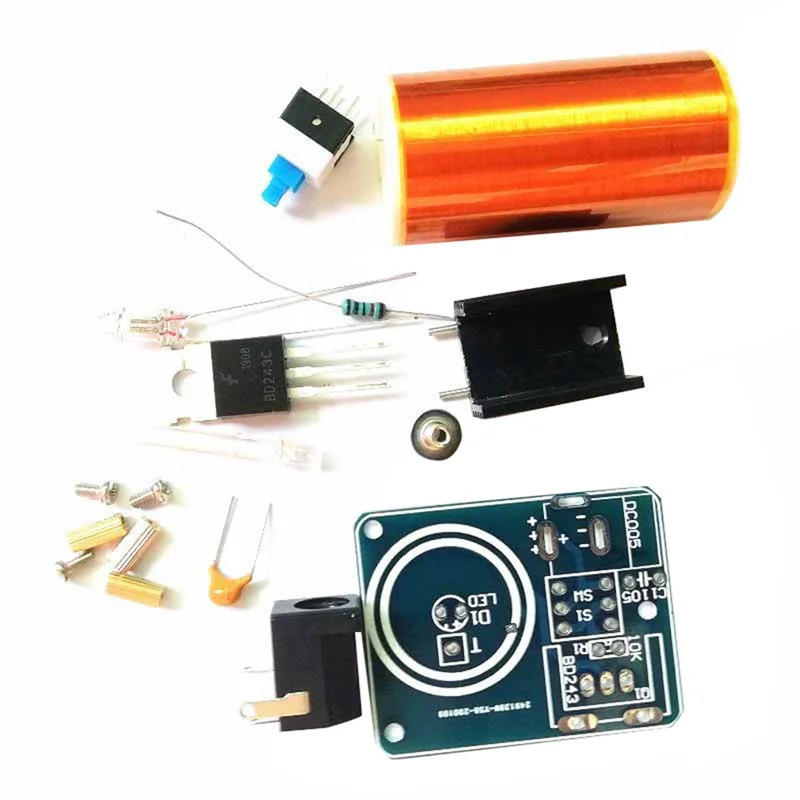 

BD243 Mini для комплекта катушек Тесла, пустые светильники, технология DIY электроника BD243C DIY Mini для модуля катушки Тесла