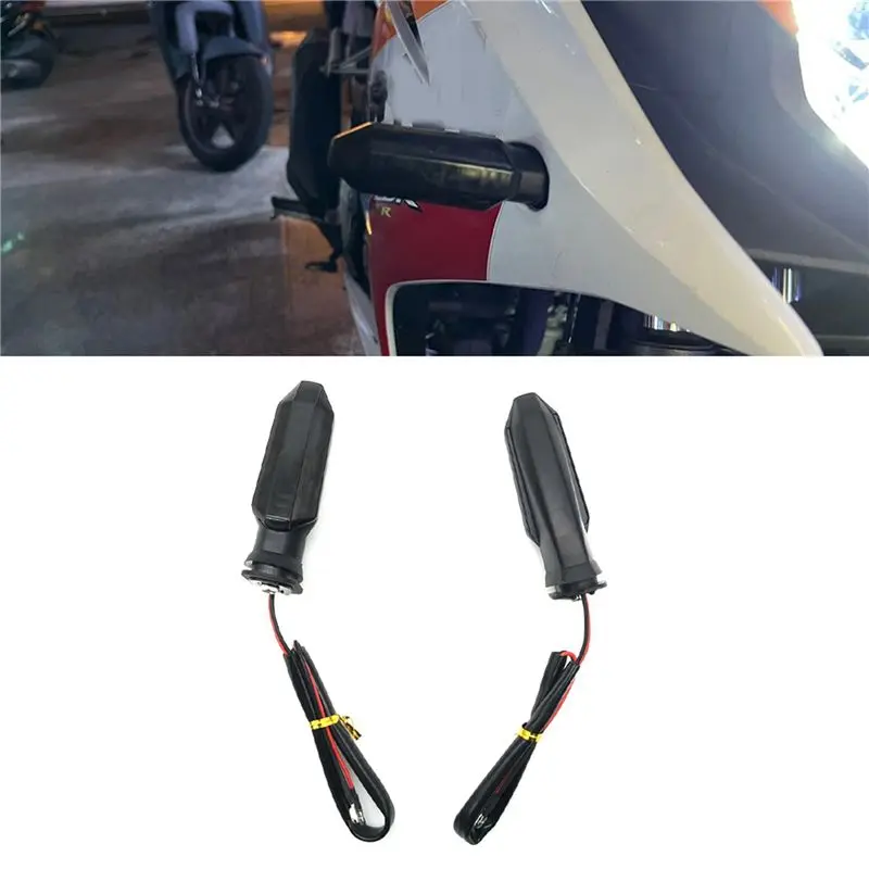 4X Motorcycle Turn Signals Light Flashing Blinker For Honda CB125R CB250R CB300R CB650R CBR650R ADV150 ADV350 Smoked-N29R