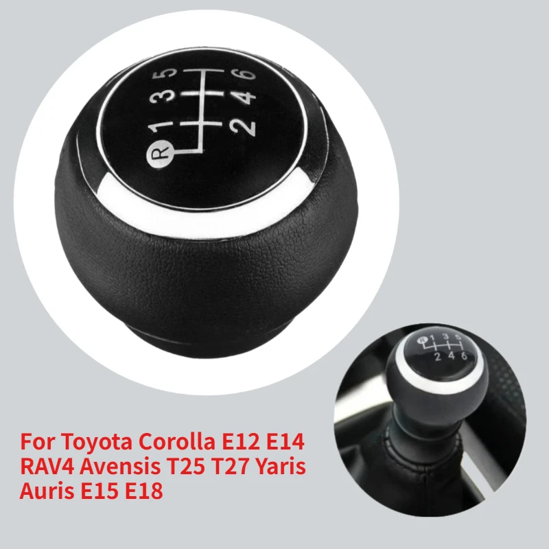 6-скоростная внутренняя ручка переключения передач автомобиля, запасные части для Toyota Corolla E12 E14 RAV4 Avensis T25 T27 Yaris Auris E15 E18