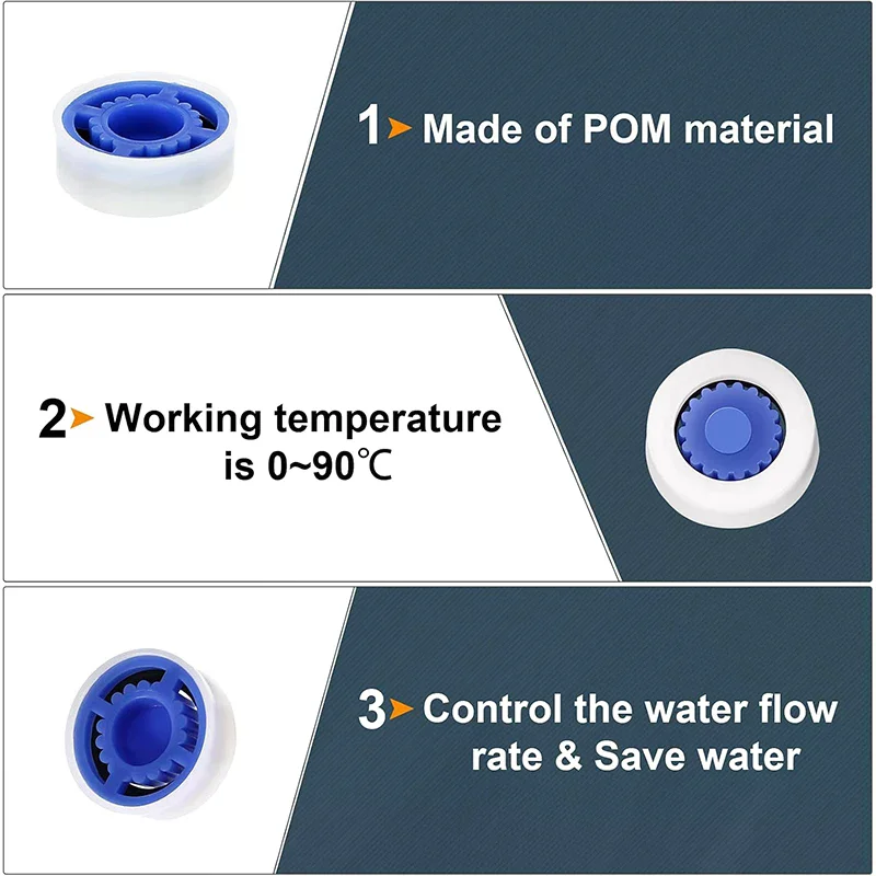 /PFU/Flow Reducer Limiter Set Water Saving 4/5/6/7/8/9/10/12L/Min Hose Restrictor HA Series Top Spray Shower Accessories Shower