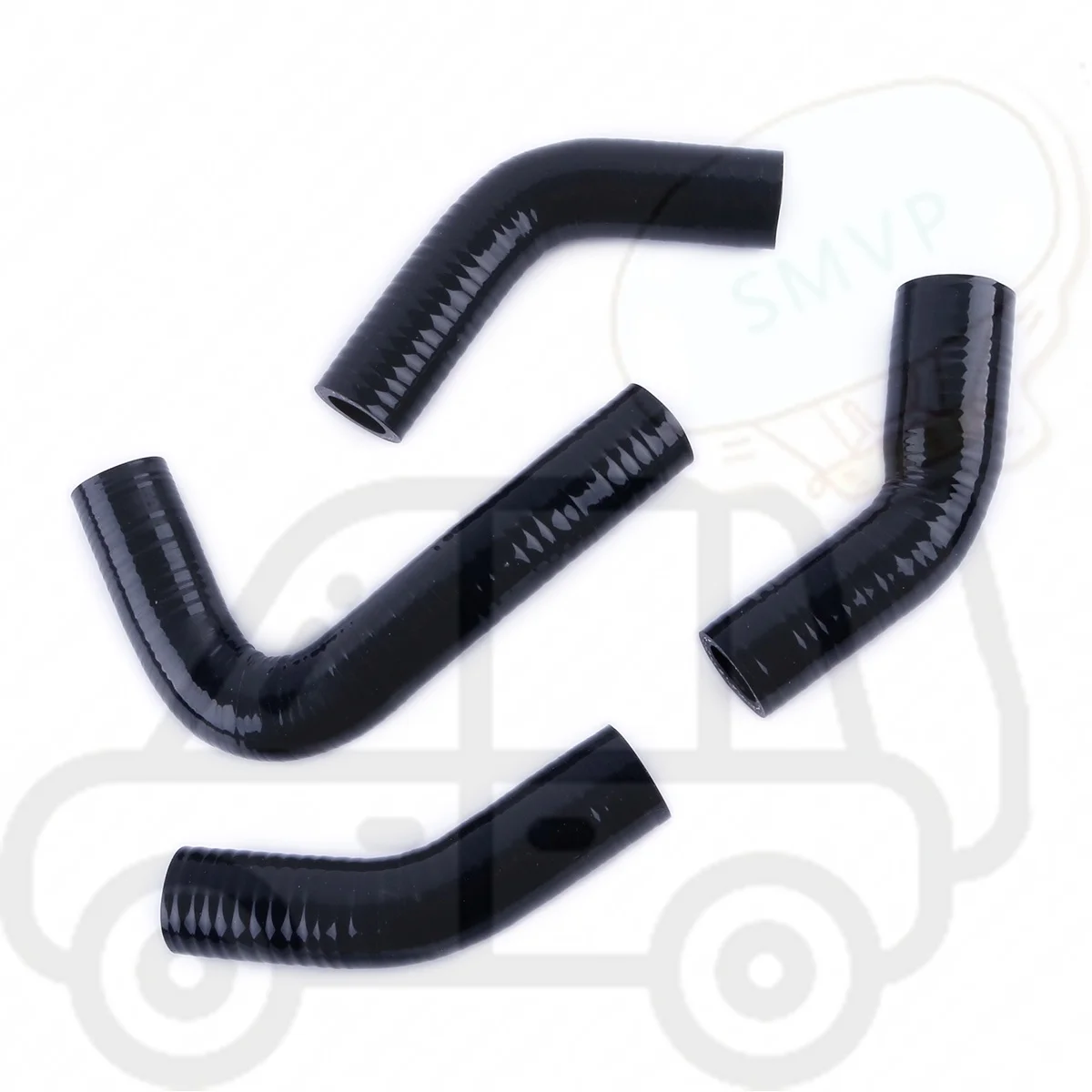 4PCS For Yamaha RD RZ 350 RZ350 RD350 YPVS All Years Motorcycle Tools Silicone Radiator Hoses Coolant Pipes Tubes Set 3PLY