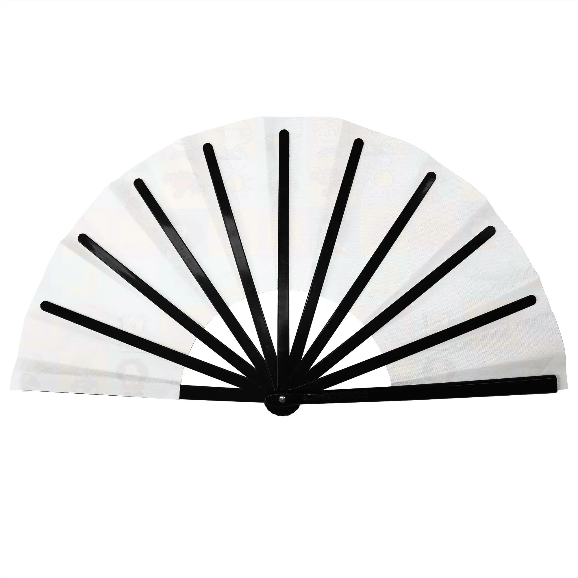 Customized M-Mafaldas Manga Comics Portable Pocket Fan Camping  Polyester Folding Fan Chinese Dance Handheld Cooling Fans
