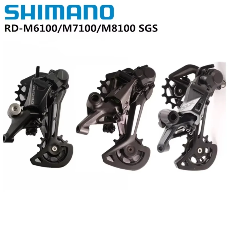 

SHIMANO XTR M9100 XT M8100 M8120 SLX M7100 M7120 Deore M6100 SGS 12S Задние переключатели с длинным каркасом для горного велосипеда SGS MTB