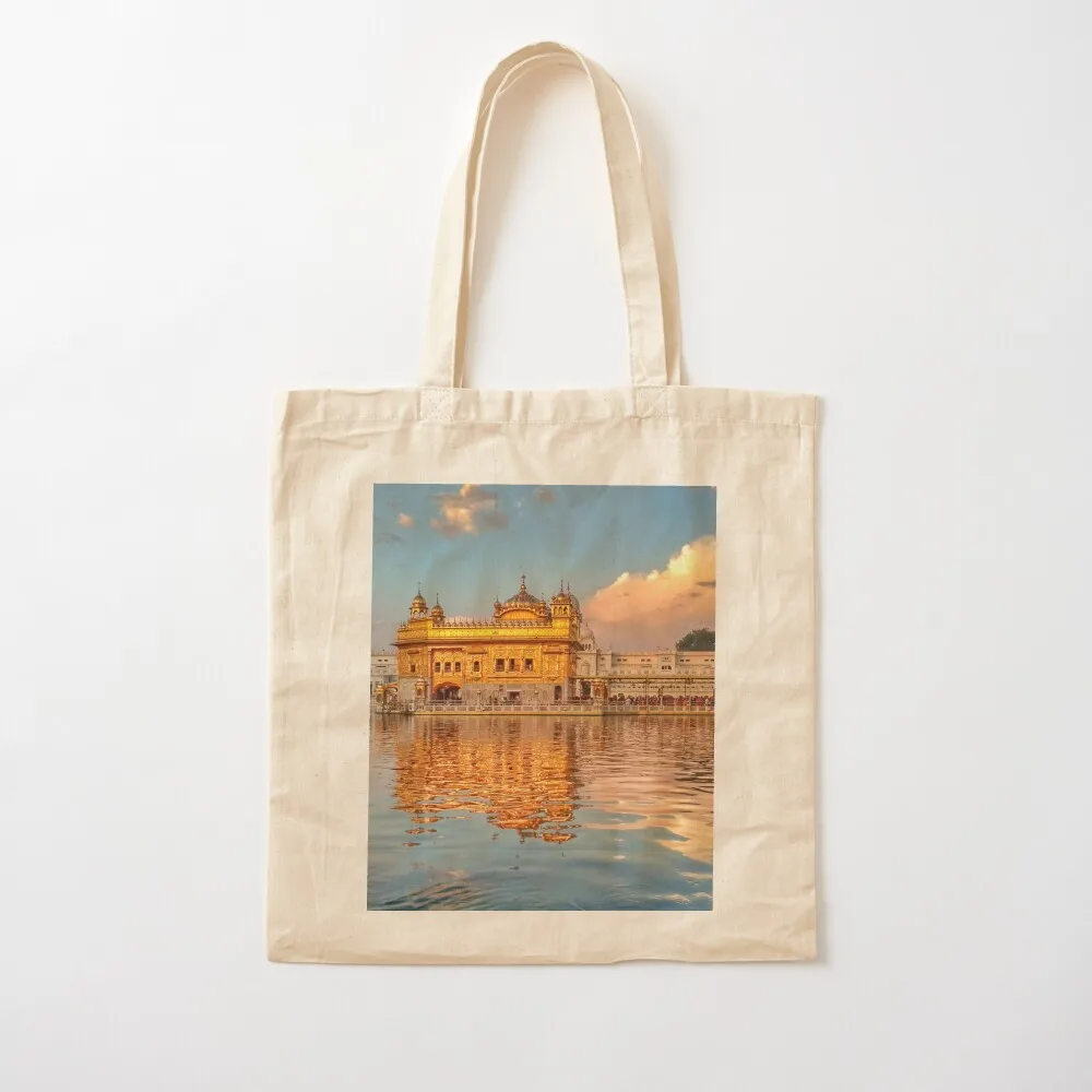 The Golden Temple - Sunrise Morning View Tote Bag