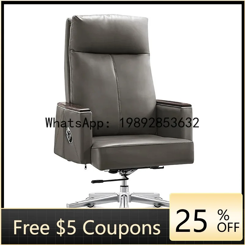 

H3-25 business executive chair - comfortable home office computer chair with reclining backrest for lunch breaks