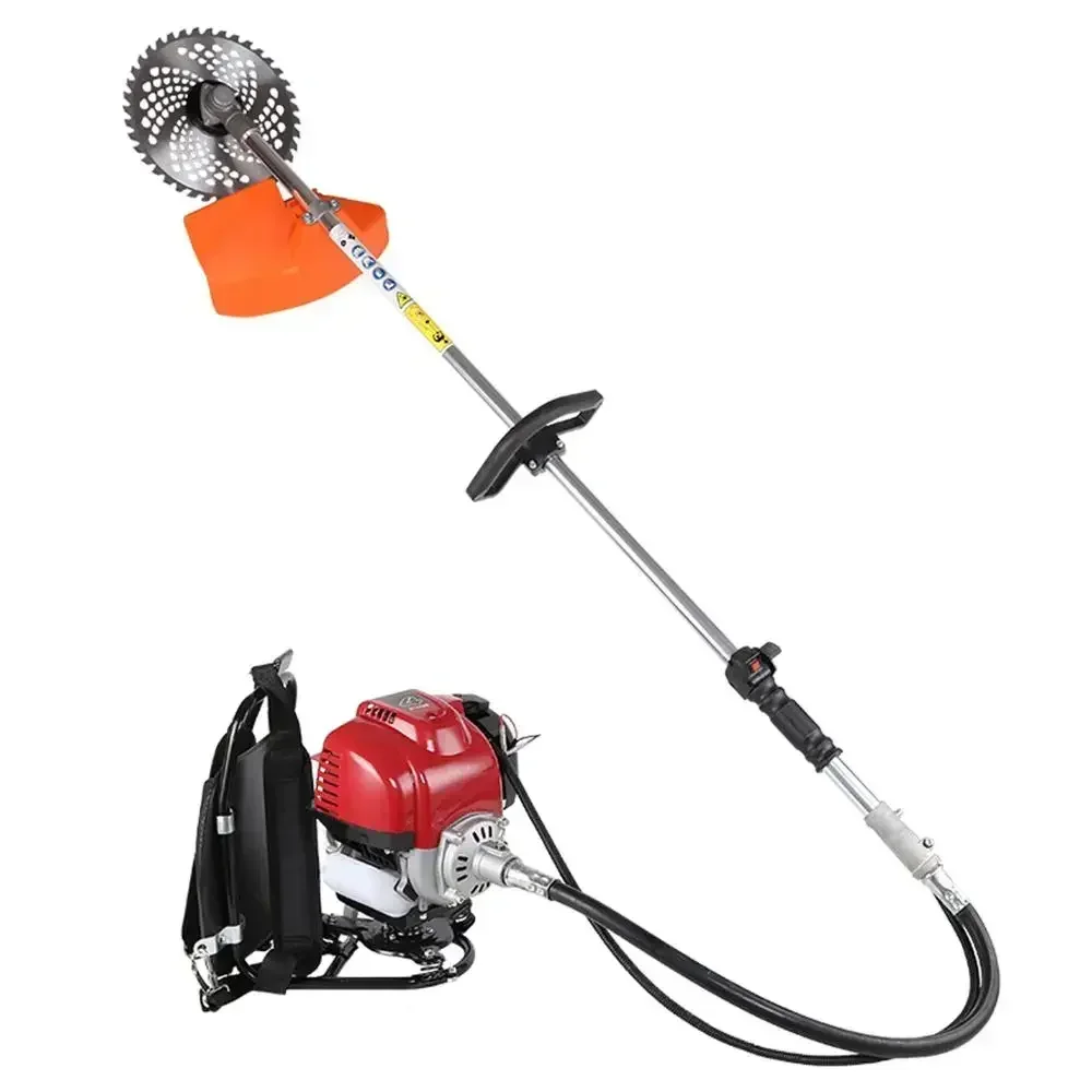 

2-stroke lawn mower,backpack-type multi-function brush cutter,household gasoline trimmer for garden weeding/loosening/trenching
