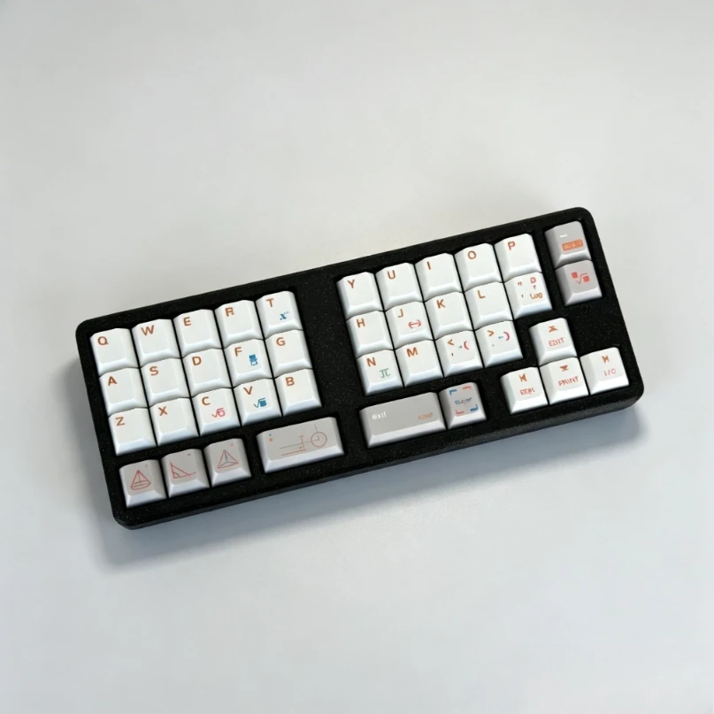 Waffle40 Mechanical Keyboard Kit Customized Single-mode Wired Hot Swap Support VIAL Key Change FDM Printing Shell Accessories