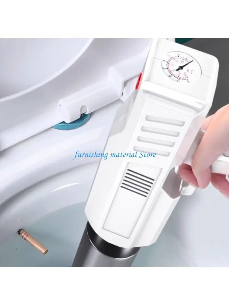 

Y5GD Upgrades Toilet Drain Clog Remover High Pressure Air Technology Unclogging Tool for Bathroom Kitchen Sink Pipe Blockages