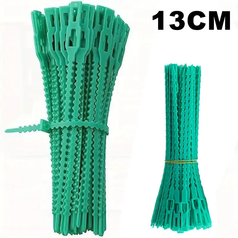 Herbruikbare tuinkabelbinders Plant Vine Tree Struiken Ondersteuning Sluiting Vergrendeling Nylon Verstelbare Rits Kabels Banden Organizer Gereedschap