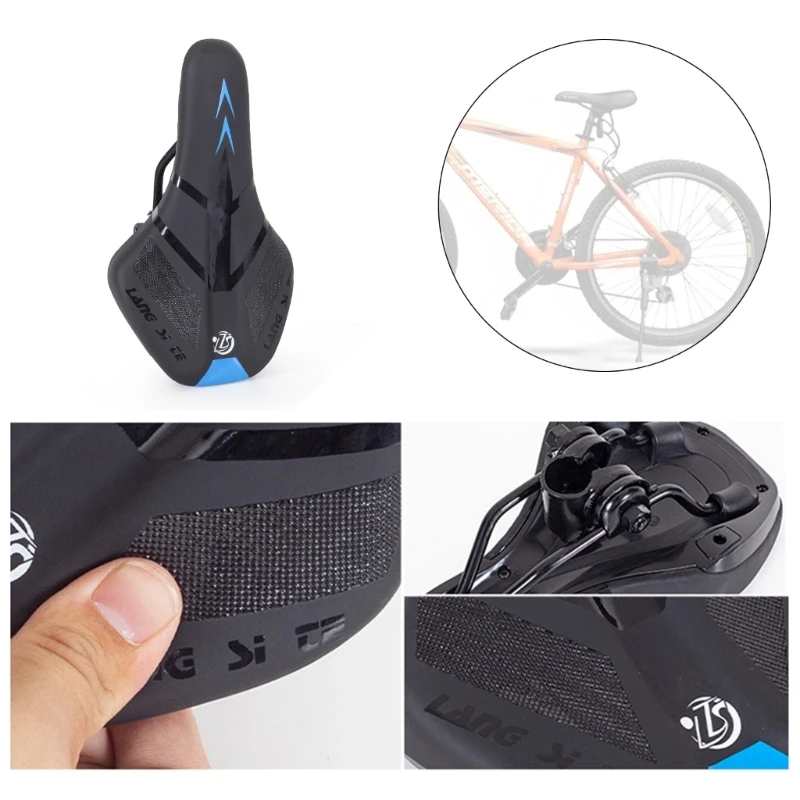 Kids  Saddle Children Road Bike  Cushion MTB Saddle Bike  Mat Waterproof Ultra light Hollow Saddles Bike