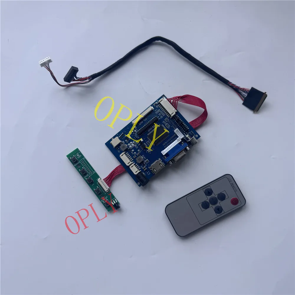 HDMI-compatible kit Work for N164HGE-L12/L11/L21 1920x1080 Screen remote 2AV VGA AV LED LCD Controller Board driver display