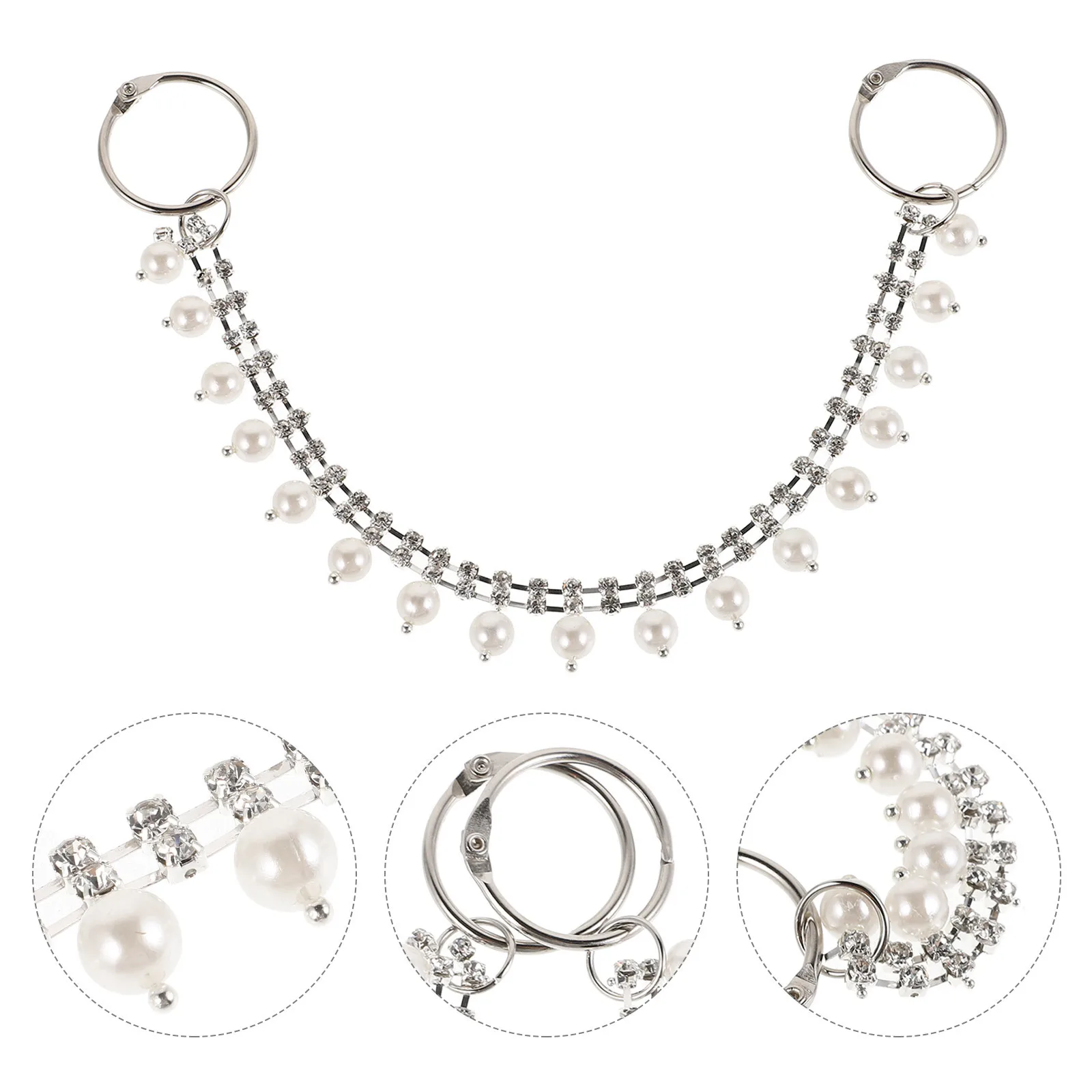 

2pcs Chain Accessories Unique Design Fashionable For Diy Charms Detachable Decorations Plastic Zinc Alloy For Sandals Bags