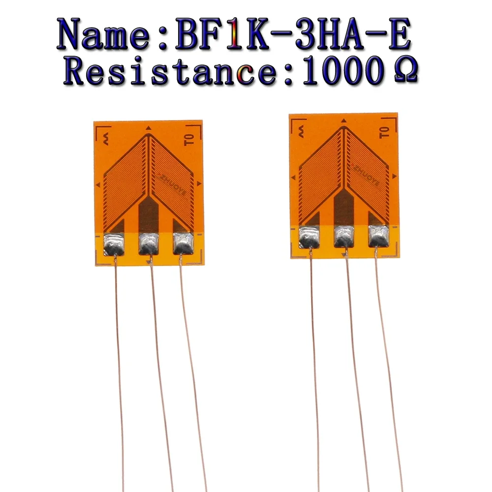 10pcs weighing sensor STRAIN GAUGE BF1K-3HA-E high-precision resistance type1000ohm half bridge measuring torque  Strain gauges