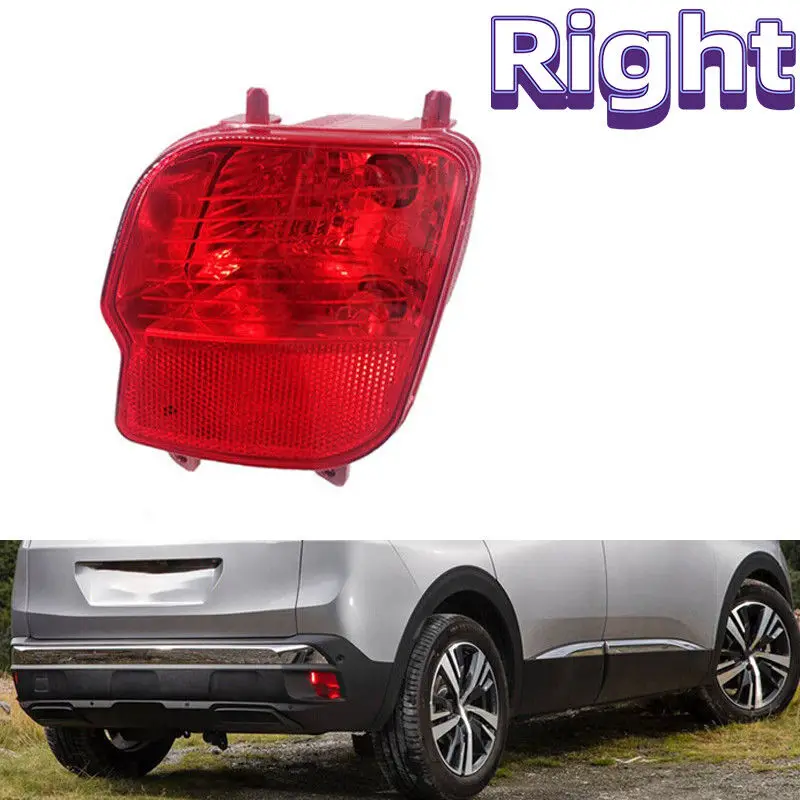 

For Peugeot 3008 4008 P84 For Citroen C5 Rear Bumper Fog Light Tail Brake lamp YL00528880 YL00528980