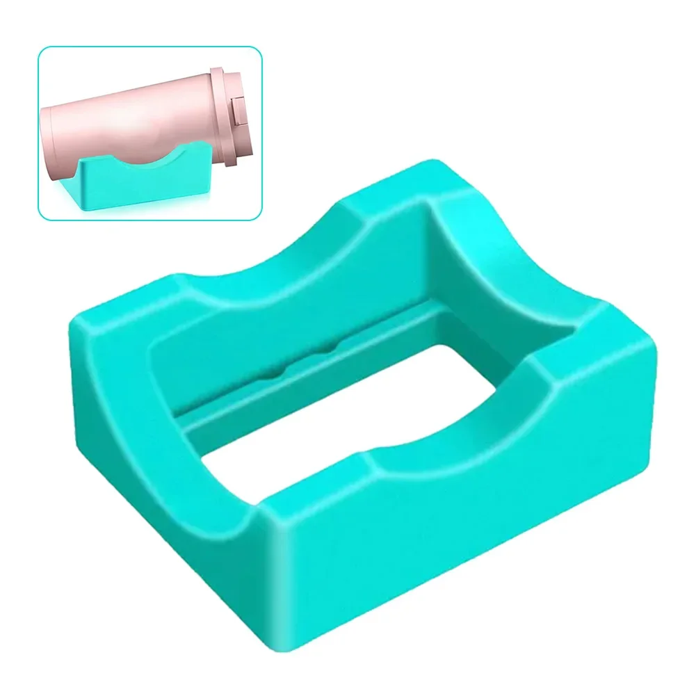 مجموعة حامل أكواب السيليكون، فتحة مدمجة مع ممسحة حافة اللباد لصياغة الشارات على زجاجات الأكواب #3