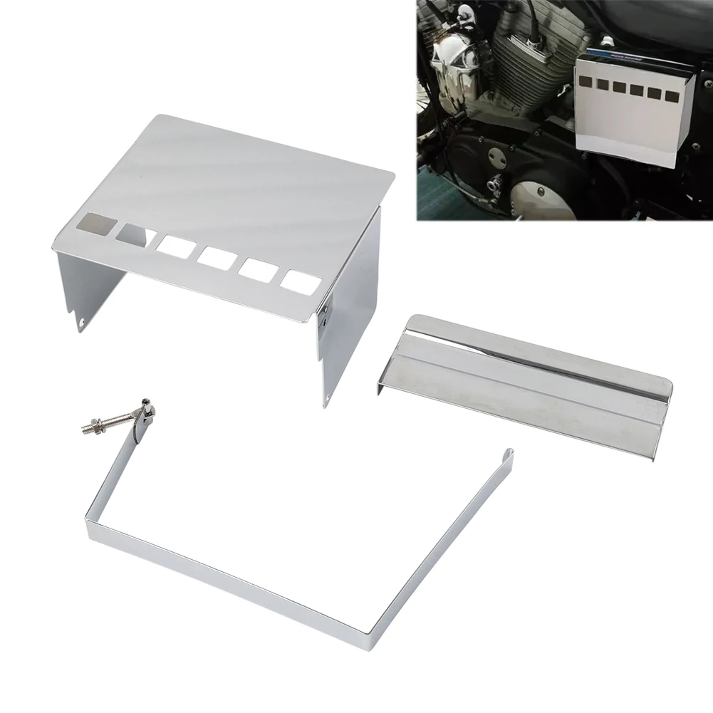 Motorcycle Battery Side Top Cover Strap Kit For Harley XLH Sportster 1200 883 1991-1997
