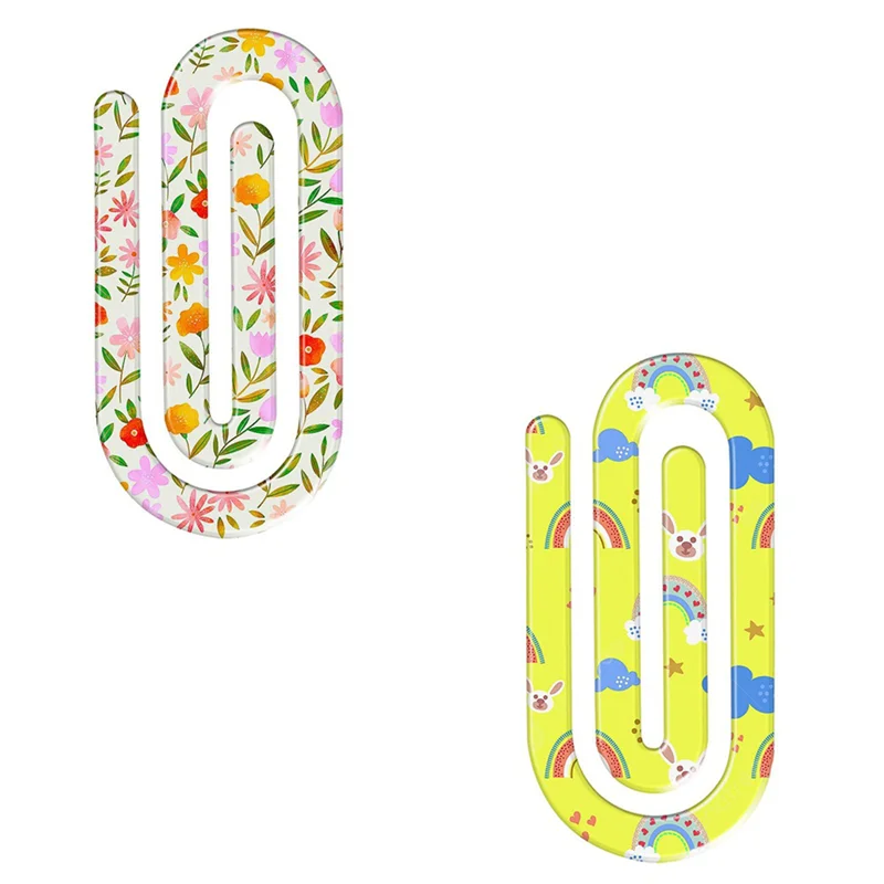 

M12K-60 Pack Sublimation Blanks Acrylic Paper Clips,4Inch X 2Inch Jumbo Sublimation Paper Clips For Office Home School DIY