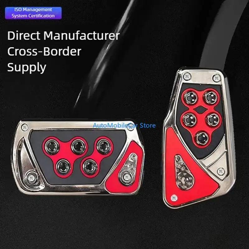 G8TE 3pcs Plastic Car Brake Clutch Accelerator Pedal Set Manual Transmission Replacement Throttle Clutch Pedal for Car SUVs