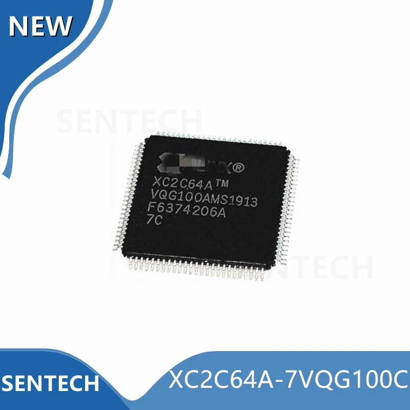 

5pcs/lot New Original XC2C64A-7VQG100C VQFP-100 Integrated Circuits Operational Amplifier Single Chip Microcomputer