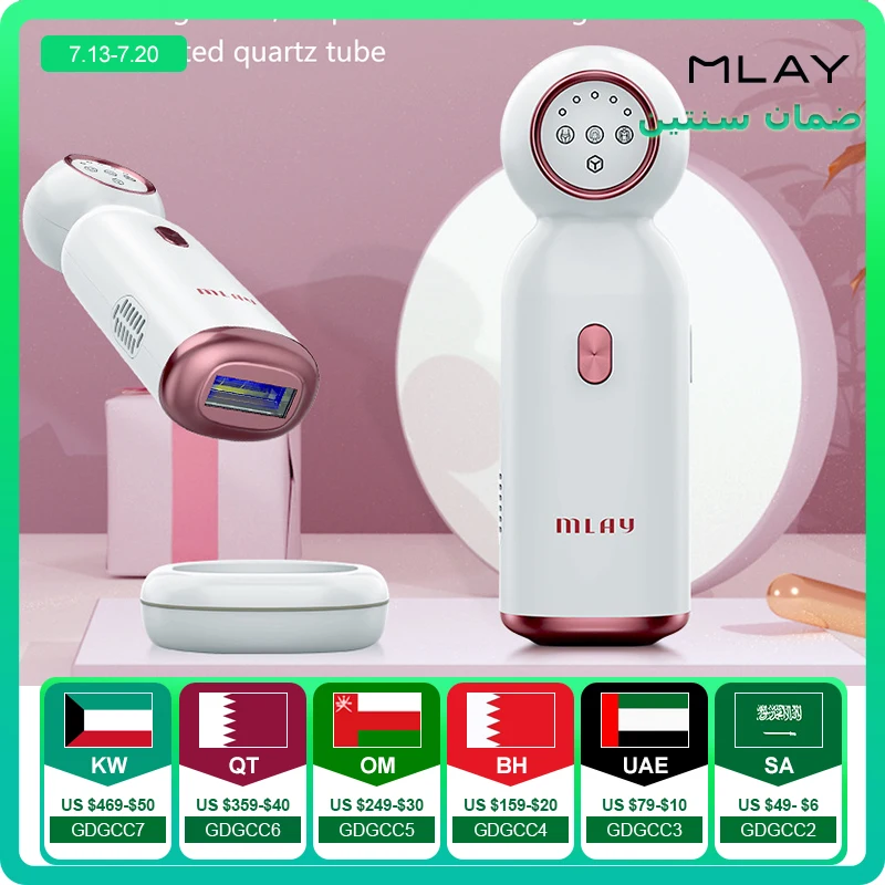 Laser Hair Removal Mlay T10 Sapphire IPL Hair Removal ICE Cold Epilator 9999999 Flashes Face Body Bikini Painless Hair Removal
