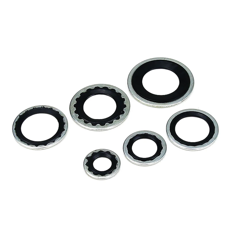 10 PCS Automotive Air Conditioning System Sealing Gasket, Compressor Expansion Valve Pipe Head Sealing Ring Repair Parts