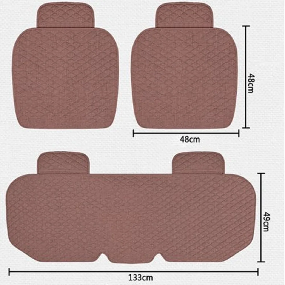 Universal Rear Row Car Seat Cover Pad Mat Auto Chair Cushion Breathable Car Accessories