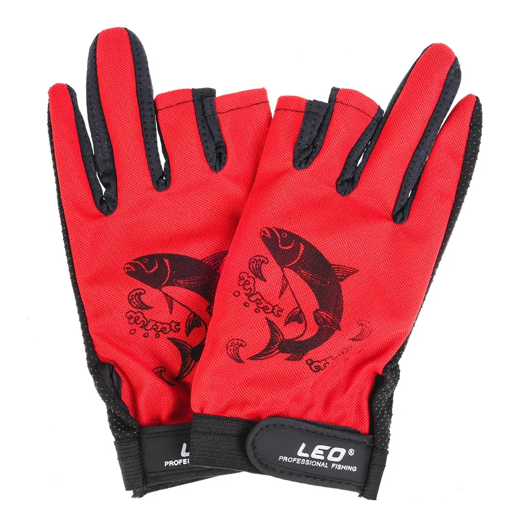 2 Pairs Portable Fingerless Fishing Gloves Anti-Slip 3 Colors Fishing Hand Glove Lightweight Breathable Kayak Glove for Women