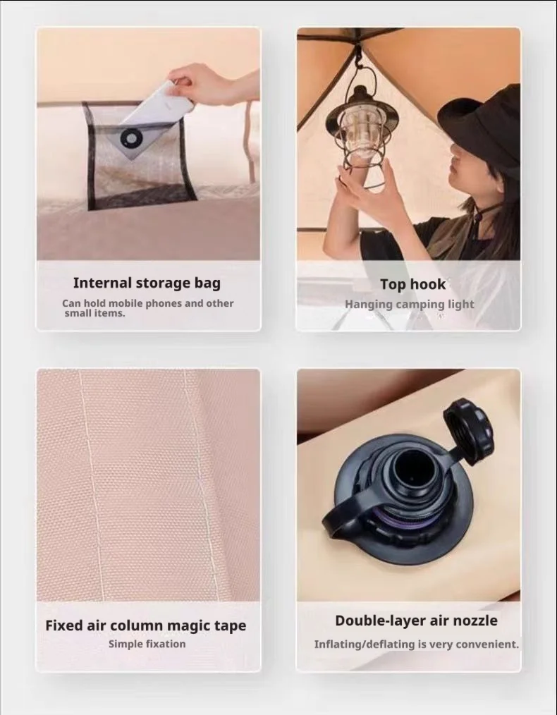 5㎡ Luxury Outdoor Air Tent Cam - Outdoor Camping Automatic Quick Opening Tent 评论和价格
