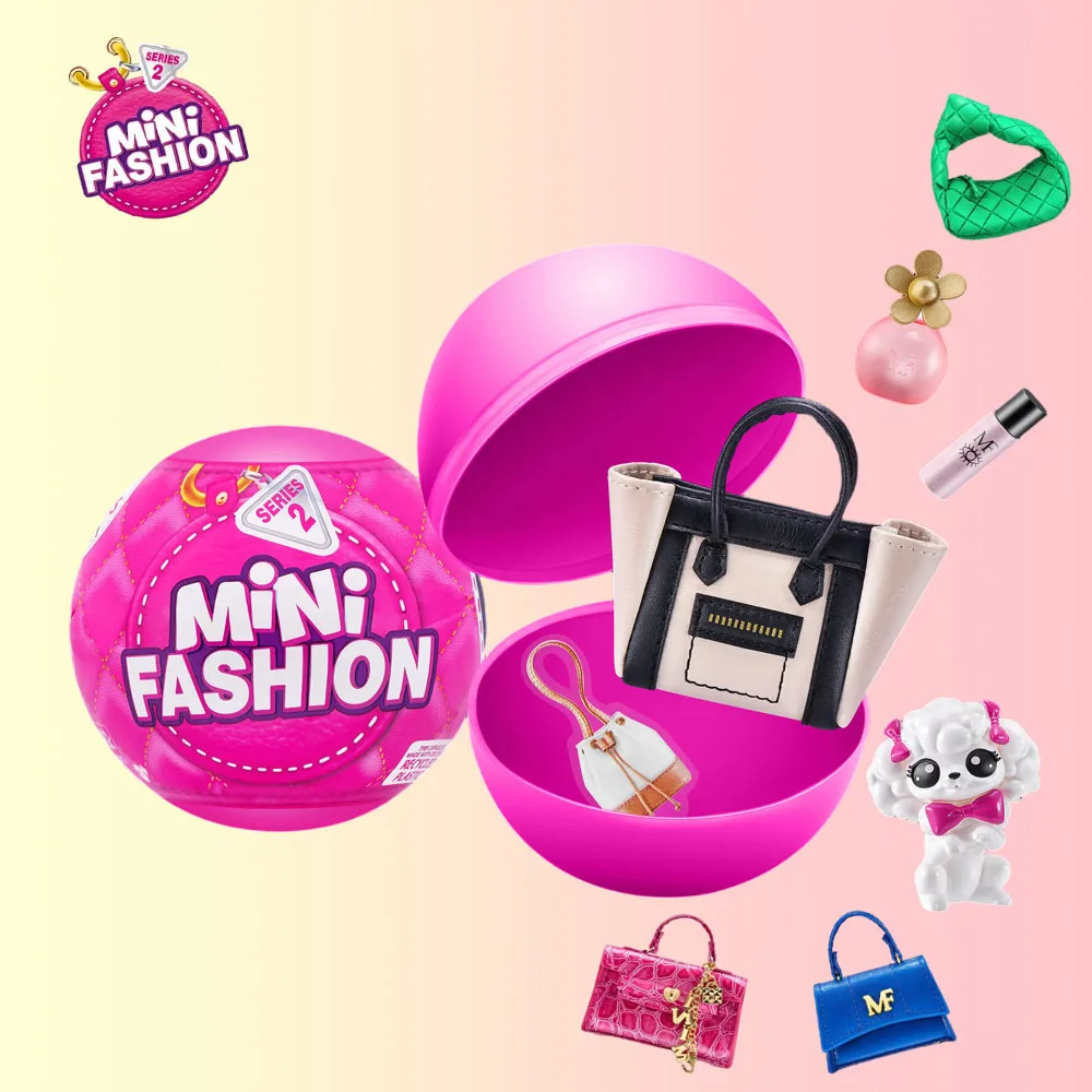 

ZURU 5 Surprise Mini Fashion Series 2 — Игрушки для девочек, роскошные подарочные наборы-сюрпризы в закрытых пакетах, мини-бренды, капсулы, подарки на день рождения