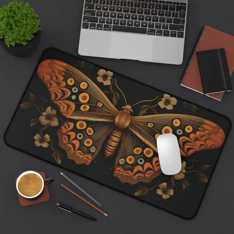 

Magical Twilight Moth Mouse Pad, Non-slip and Waterproof Mousepad,office Game Table Decoration Mat,the Perfect Gift for Friends.