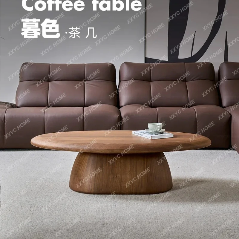X-S   Light Luxury North   Black Walnut Coffee Table Living Room Home Modern Simple High-end Coffee Table HG