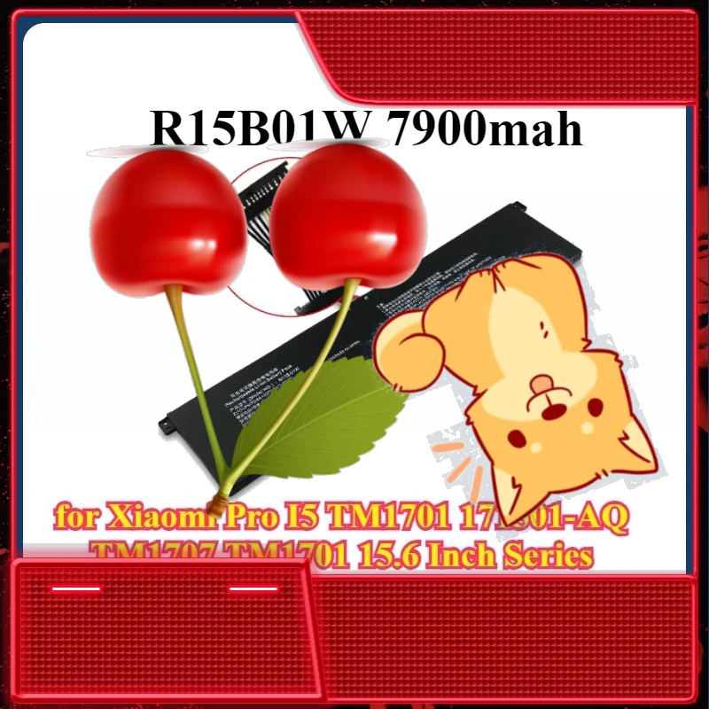 

For Xiaomi Pro I5 TM1701 171501-AQ TM1707 TM1701 15.6 Inch Series New 7900mAh 7.6V Battery R15B01W