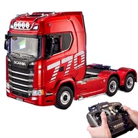 Huina 1501 1:18 Scale Scania 770S V8 RC Trailer Semi Truck with Realistic Sounds LED Lights 2.4GHz Proportional Remote Control