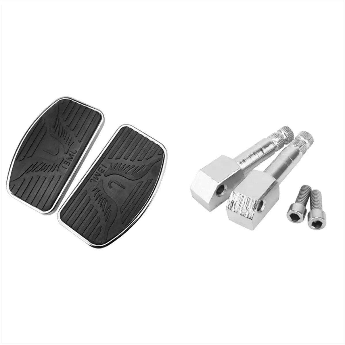 A23Z Motorcycle Universal Front Foot Rider Driver Footrest Floorboards for VTX V-STAR Drag Star