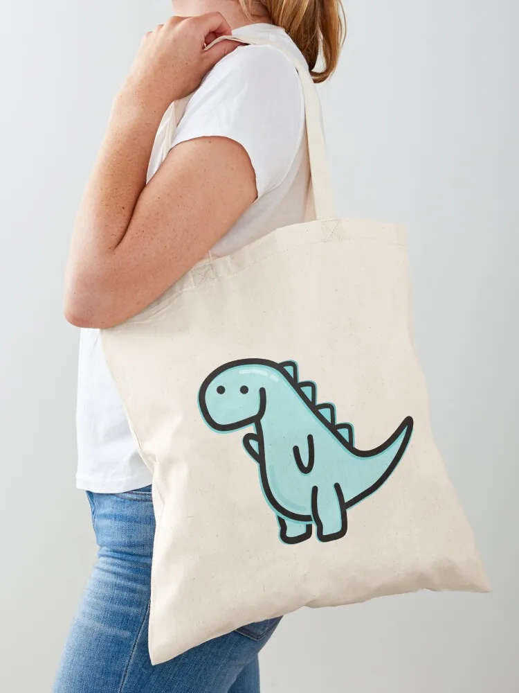 Cute Dino Tote Bag Portable shopping bag Canvas stote bag canvas shopping