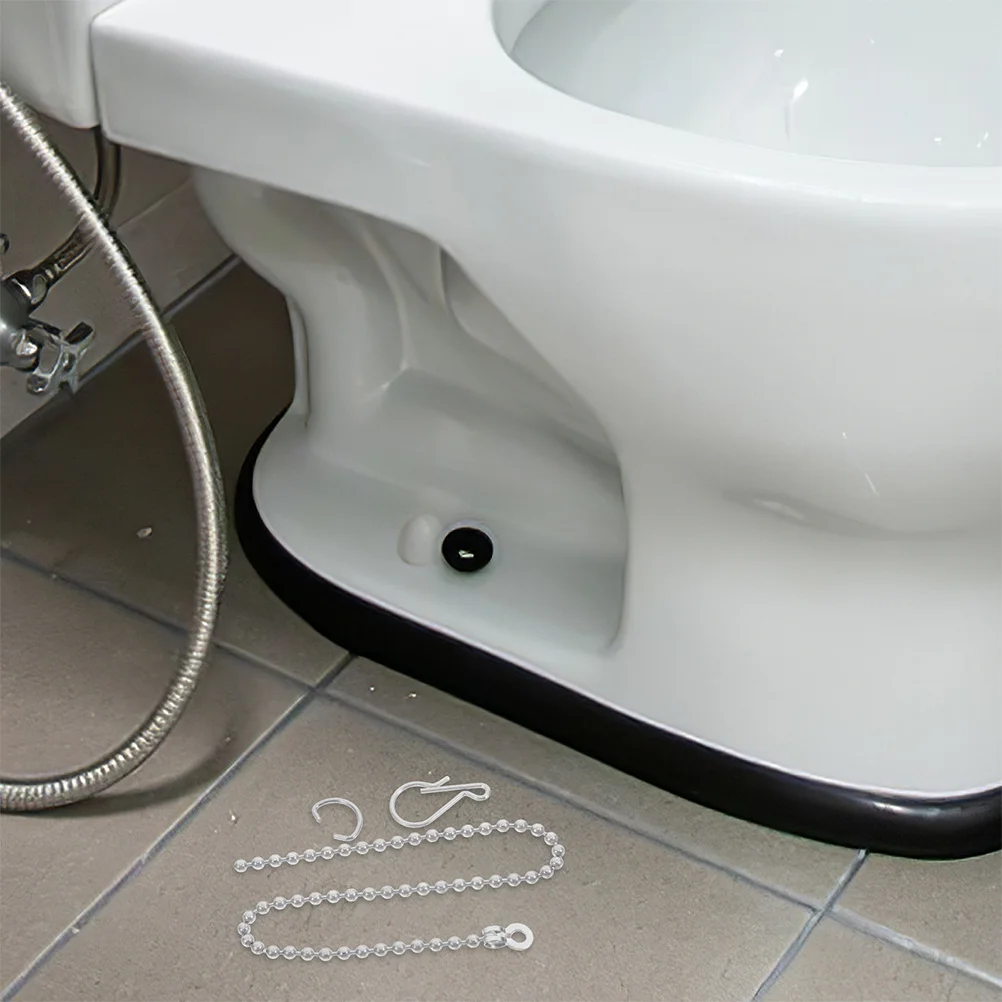 

2Pcs Heavy Duty Toilet Flapper Chain Stainless Steel Universal Replacement for Flush Handle Leak Proof Home Maintenance